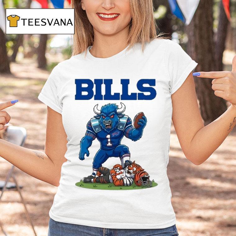 Battle Mascots Buffalo Bills Beat Cincinnati Bengals T Shirt Battle Mascots Buffalo Bills Beat Cincinnati Bengals T Shirt
