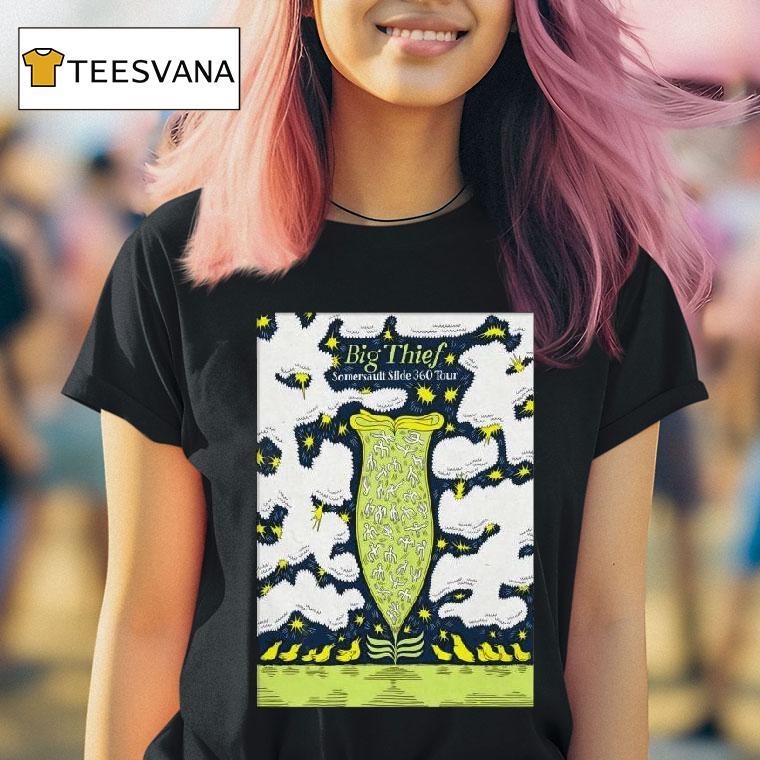 Big Thief Somersault Slide Tour T Shirt Big Thief Somersault Slide Tour T Shirt