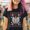 Blackcraft Cult Spooky Mothman Holiday Ugly Christmas T Shirt