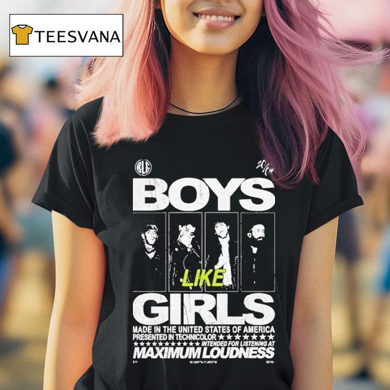 Boys Like Girls Made In The United States Of America Technicolor Maximum Loudness T Shirt Boys Like Girls Made In The United States Of America Technicolor Maximum Loudness T Shirt