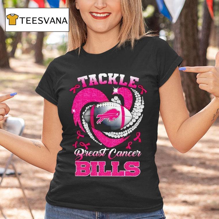 Buffalo Bills Breast Cancer Awareness Tackle Hear T Shirt Buffalo Bills Breast Cancer Awareness Tackle Hear T Shirt