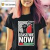 Ceasefire Now Pro Palestine Activist Fist With Olive Branch T Shirt