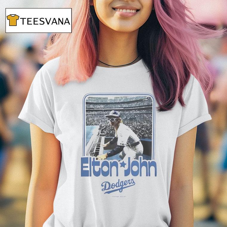 Center Field Elton John X Dodger Stadium Duke T Shirt Center Field Elton John X Dodger Stadium Duke T Shirt