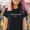 Charlie Kirk Freedom X Virginia Tech T Shirt