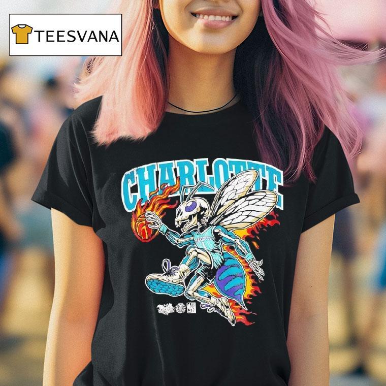 Charlotte Hornets On Fire T Shirt Charlotte Hornets On Fire T Shirt