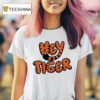 Cincinnati Bengals Hey Tiger Bubble Letter T Shirt
