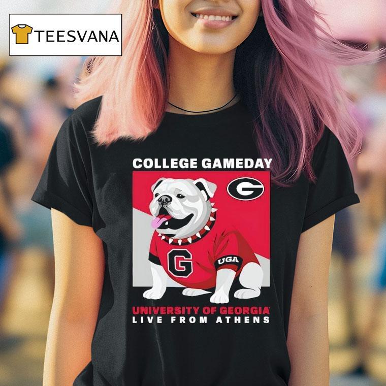 College Gameday Georgia Mascot University Live From Athens T Shirt College Gameday Georgia Mascot University Live From Athens T Shirt