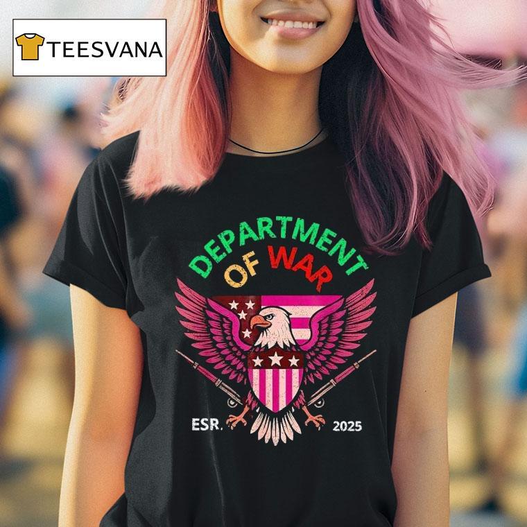 Department Of War Established T Shirt Department Of War Established T Shirt