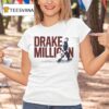 Drake Milligan Silver Guitar Photo T Shirt