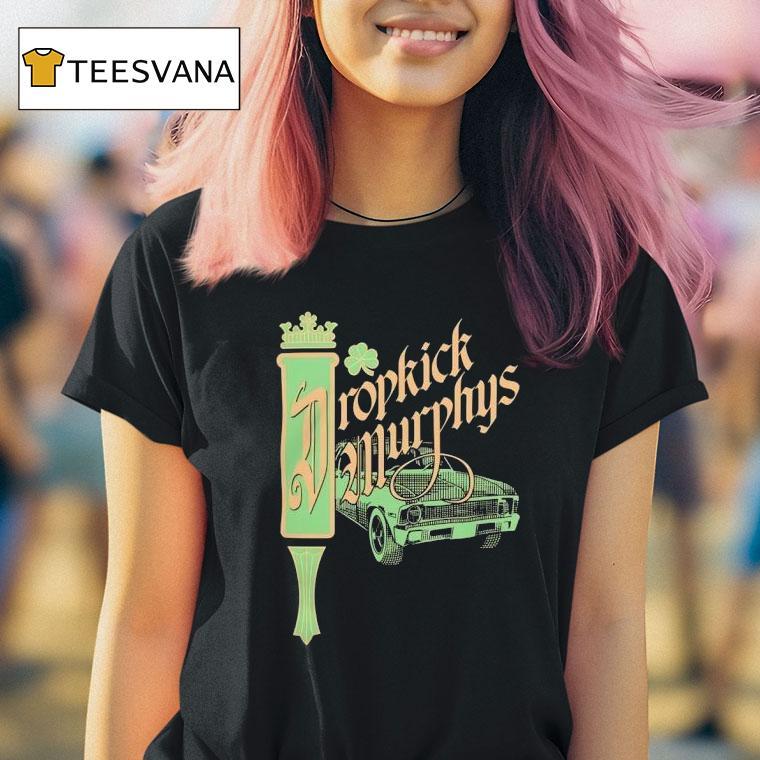 Dropkick Murphys Band Shamrock T Shirt Dropkick Murphys Band Shamrock T Shirt