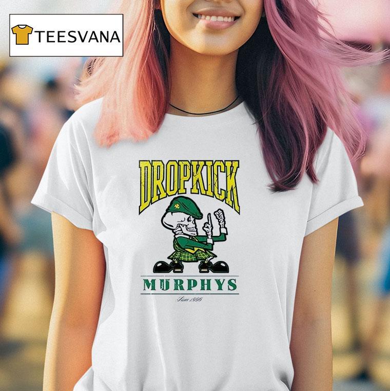 Dropkick Murphys X Boston Celtics I Keep My Fist Raised Up Logo T Shirt Dropkick Murphys X Boston Celtics I Keep My Fist Raised Up Logo T Shirt