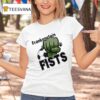 Frankenstein Fists T Shirt