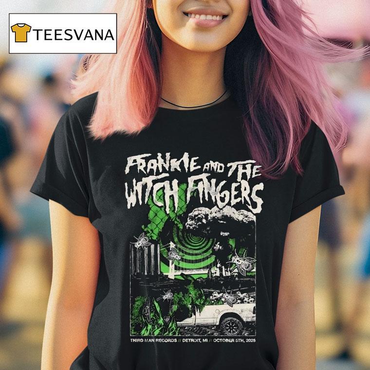 Frankie And The Witch Fingers Third Man Records Cass Corridor On October T Shirt Frankie And The Witch Fingers Third Man Records Cass Corridor On October T Shirt