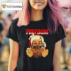 Freedom Defiant Santa Claus Middle Finger Christmas T Shirt