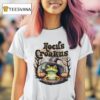 Frog Witch Hocus Croakus Halloween T Shirt