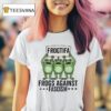 Frogtifa Frogs Against Fascism Protest Democracy Green T Shirt