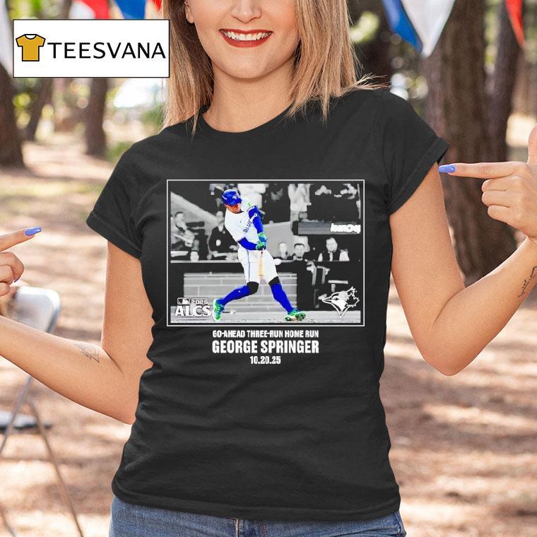 George Springer Toronto Blue Jays Baseball Photo T Shirt George Springer Toronto Blue Jays Baseball Photo T Shirt