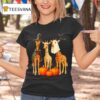 Giraffe Boo Mummy Witch Halloween Costume Giraffe Pumpkin T Shirt