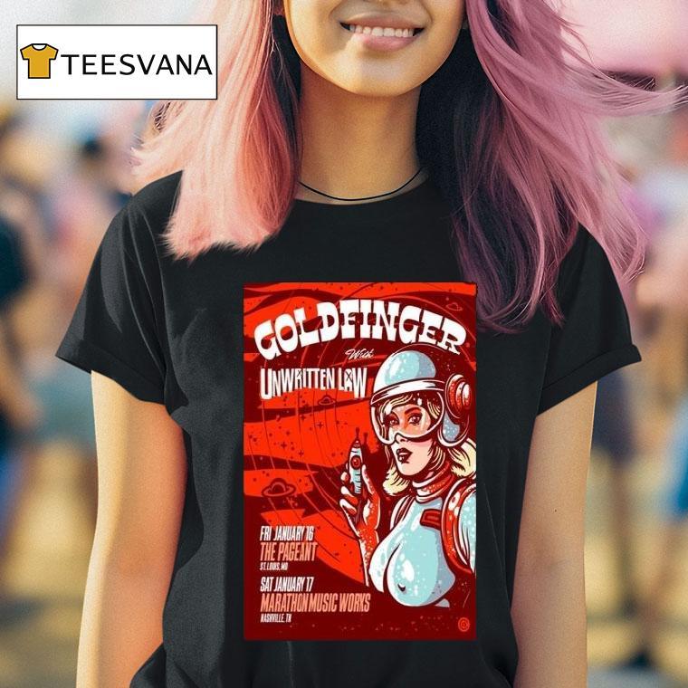Goldfinger January Tour T Shirt Goldfinger January Tour T Shirt