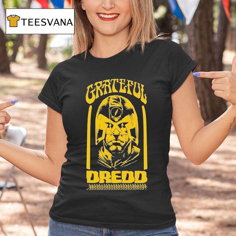 Grateful Dredd Grateful Dead T Shirt Grateful Dredd Grateful Dead T Shirt