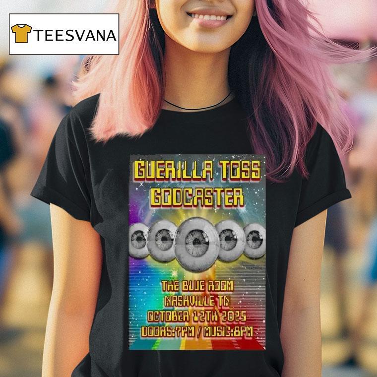 Guerilla Toss October Nashville Tour T Shirt Guerilla Toss October Nashville Tour T Shirt