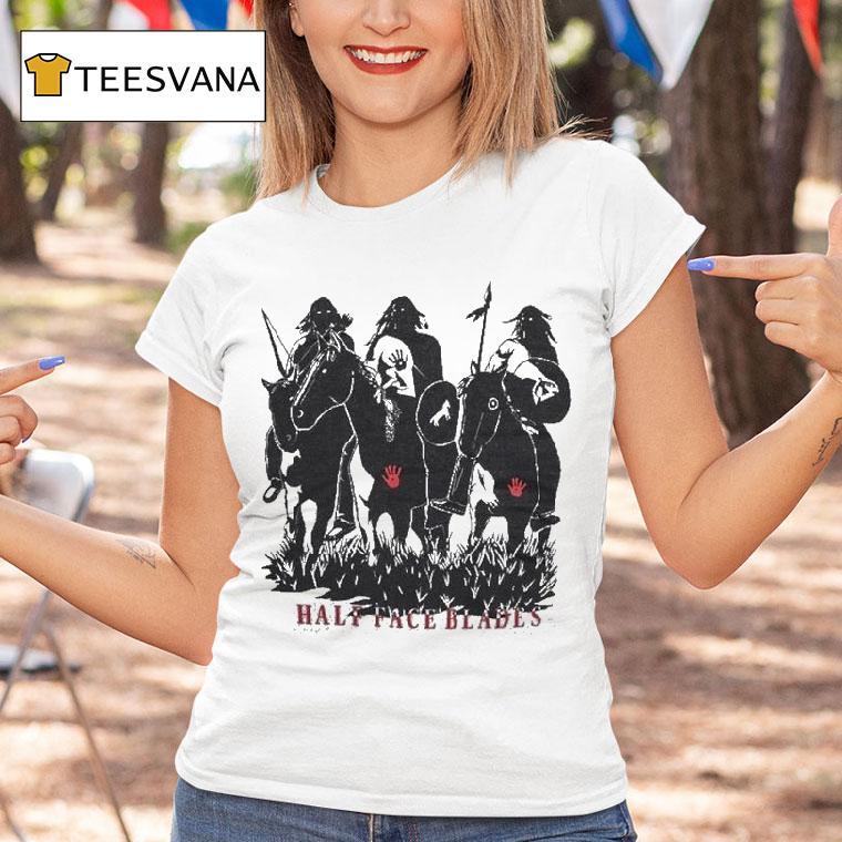 Half Face Blades War Party T Shirt Half Face Blades War Party T Shirt