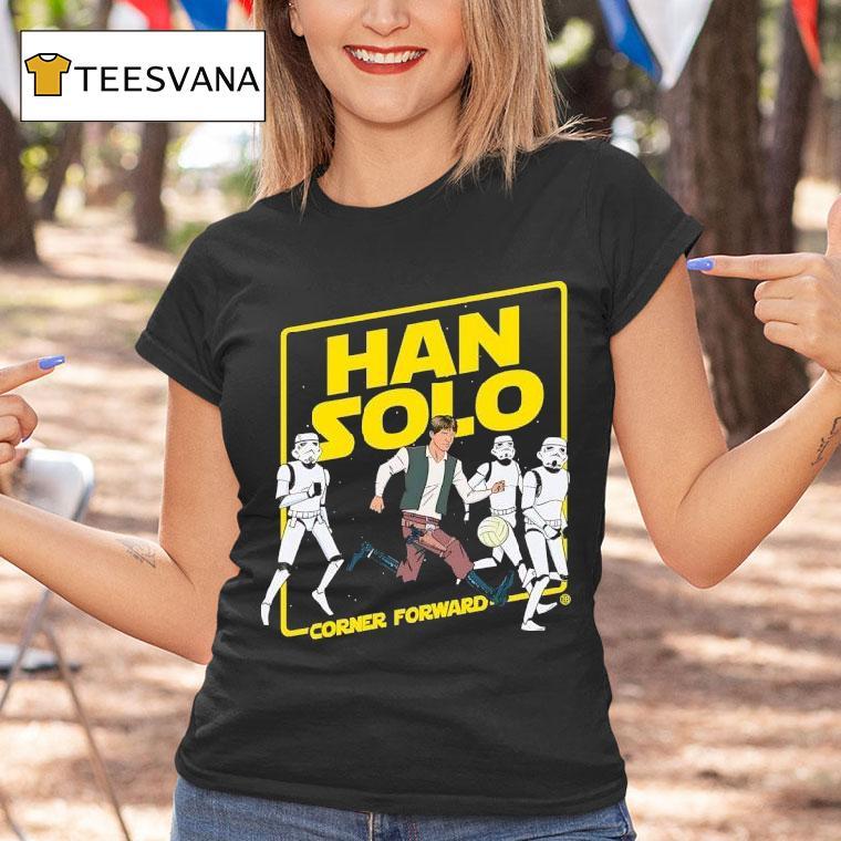 Han Solo Corner Forward Star Wars T Shirt Han Solo Corner Forward Star Wars T Shirt