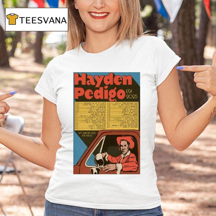 Hayden Pedigo Usa Tour T Shirt Hayden Pedigo Usa Tour T Shirt