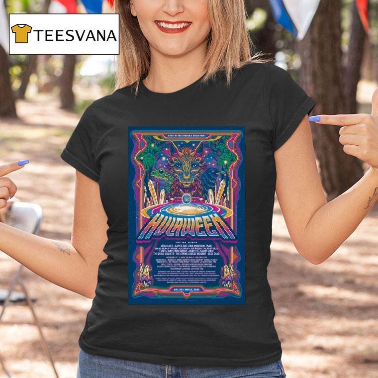 Hulaween Tour Event Spirit Of The Suwannee Music Park T Shirt Hulaween Tour Event Spirit Of The Suwannee Music Park T Shirt