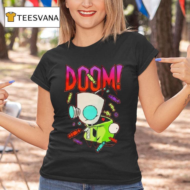 Invader Zim Gir Costume Doom Girls T Shirt Invader Zim Gir Costume Doom Girls T Shirt