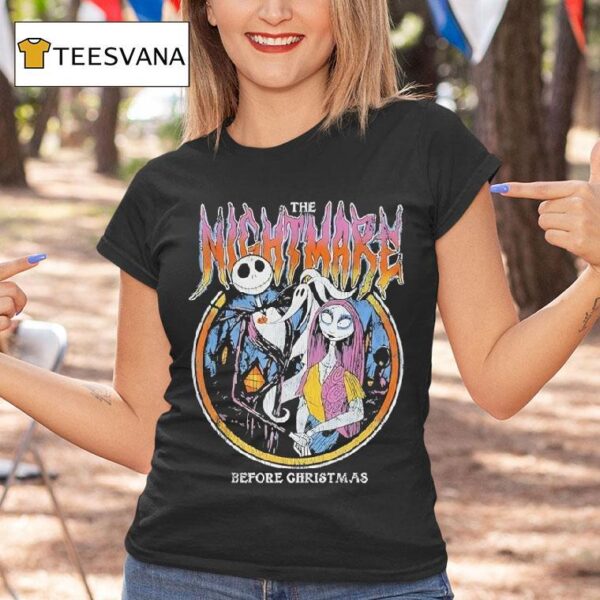 Jack Skellington And Sally The Nightmare Before Christmas T Shirt