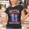 Jack Skellington And Sally The Secret To A Happy Marriage Is Watching Buffalo Bills Football Together On Sundays Nfl T Shirt