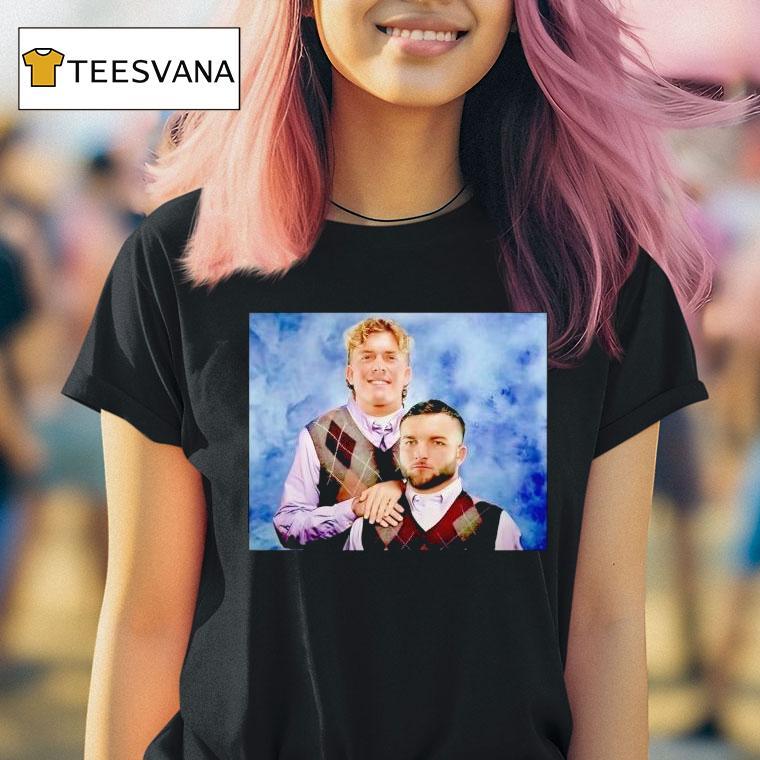 Jaxson Dart And Cam Skattebo Step Brothers New York Giants T Shirt Jaxson Dart And Cam Skattebo Step Brothers New York Giants T Shirt