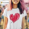 Johnny Valentine Heart Beats For Johnny T Shirt