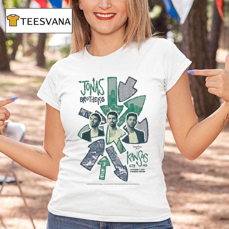 Jonas Brothers Kansas City Venue Greetings From Your Hometown In Kansas City Mo At T Mobile Center On October T Shirt Jonas Brothers Kansas City Venue Greetings From Your Hometown In Kansas City Mo At T Mobile Center On October T Shirt