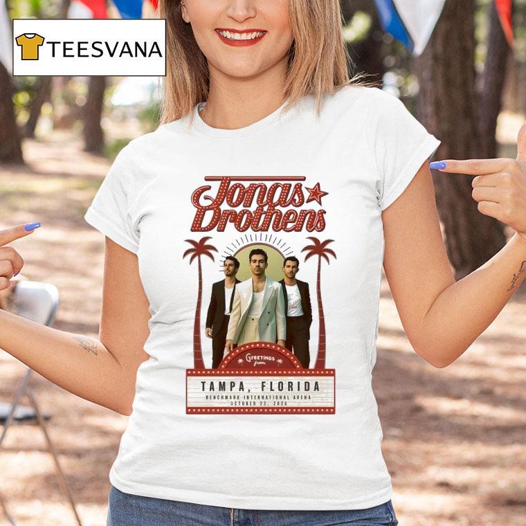 Jonas Brothers Tour Tampa Fl Oct T Shirt Jonas Brothers Tour Tampa Fl Oct T Shirt