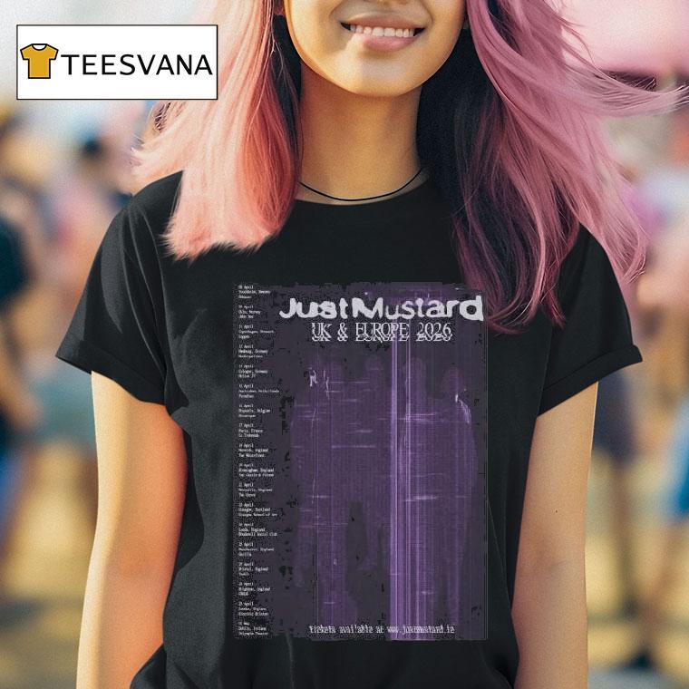 Just Mustard Uk Europe T Shirt Just Mustard Uk Europe T Shirt