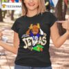 Justin Jefferson Minnesota Vikings Charcoal Jettas Caricature T Shirt