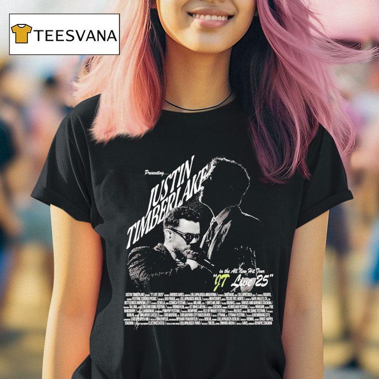 Justin Timberlake Kaunus In The All New Hit It Tour Dates T Shirt Justin Timberlake Kaunus In The All New Hit It Tour Dates T Shirt