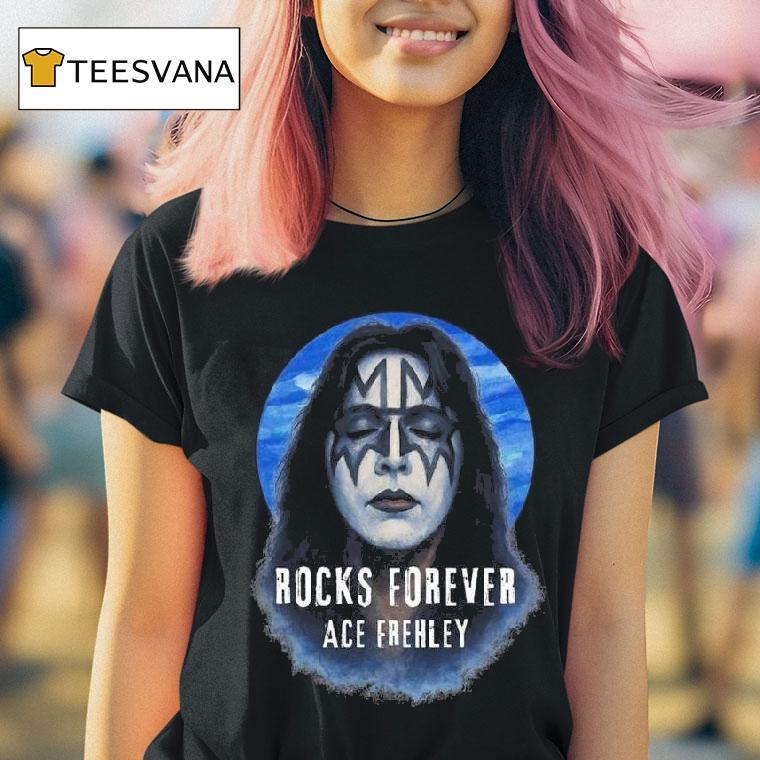 Kiss Ace Frehley Rocks Forever T Shirt Kiss Ace Frehley Rocks Forever T Shirt