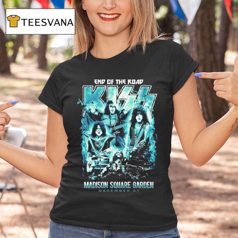 Kiss End Of The Road Madision Square Garden December T Shirt Kiss End Of The Road Madision Square Garden December T Shirt