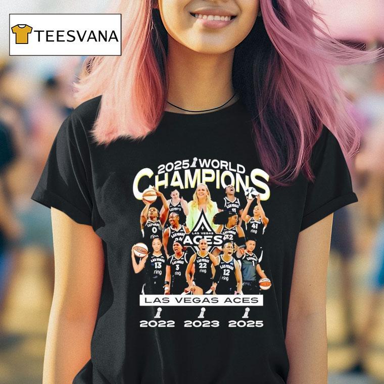 Las Vegas Aces Wnba World Champions T Shirt Las Vegas Aces Wnba World Champions T Shirt