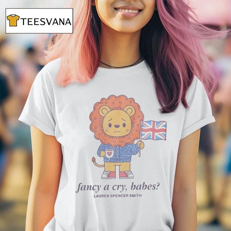 Lauren Spencer Smith In London Fancy A Cry Babes The Lion T Shirt Lauren Spencer Smith In London Fancy A Cry Babes The Lion T Shirt
