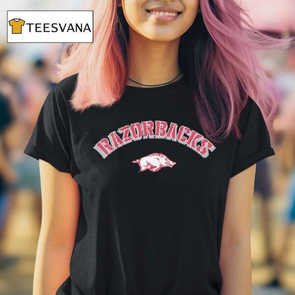 Logo And Name Of The Arkansas Razorbacks T Shirt