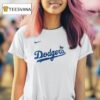 Los Angeles Dodgers X Kuromi Baseball Hear T Shirt