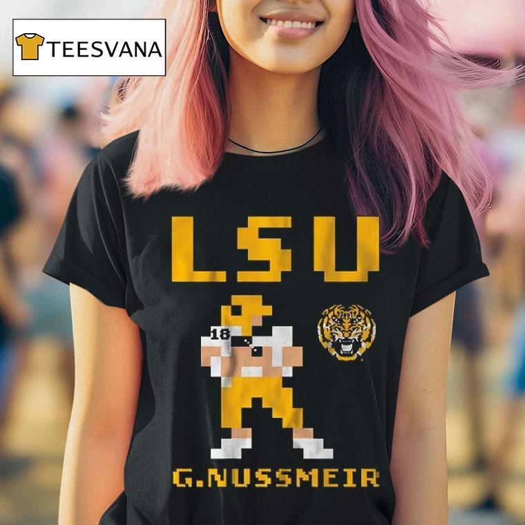 Lsu Football Garrett Nussmeier Retro Baller T Shirt Lsu Football Garrett Nussmeier Retro Baller T Shirt