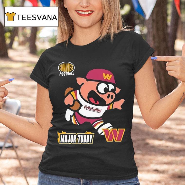 Major Tuddy Washington Commanders Football T Shirt Major Tuddy Washington Commanders Football T Shirt