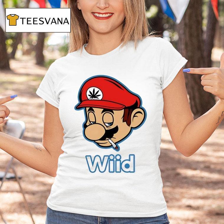 Mario Bros Wiid Smoking T Shirt Mario Bros Wiid Smoking T Shirt