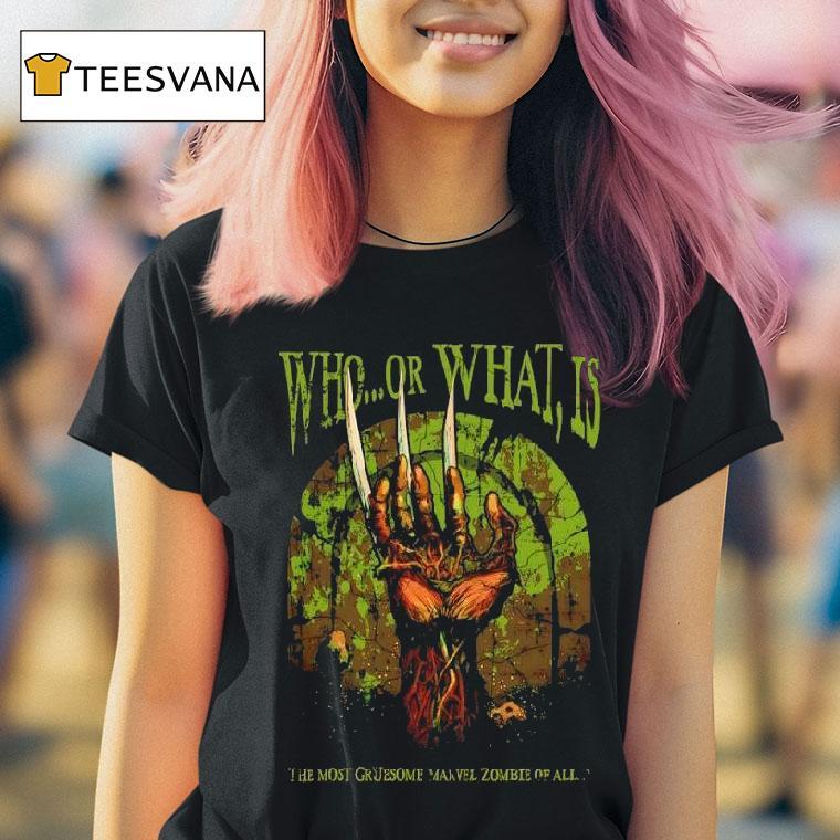 Marvel Zombies Wolverine S Hand The Most Gruesome Marvel Zombie Off All Graphic T Shirt Marvel Zombies Wolverine S Hand The Most Gruesome Marvel Zombie Off All Graphic T Shirt