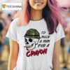 Matt Mitchell I D Ruck A Mile For A Crayon Eaters Club Skull T Shirt